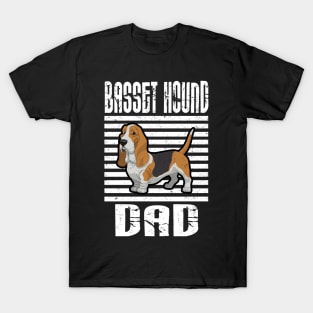 Basset Hound Dad Proud Dogs T-Shirt